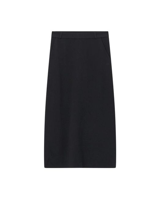 Midi Skirts SMINFINITY de color Black