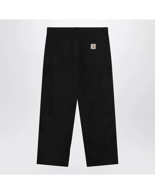 Carhartt Black Straight Trousers for men