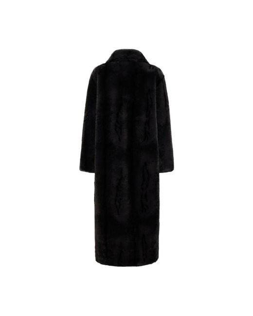 Single-Breasted Coats Silvian Heach de color Black
