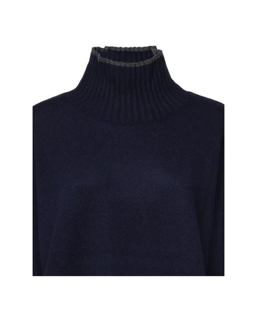 Pinko Blue Turtlenecks