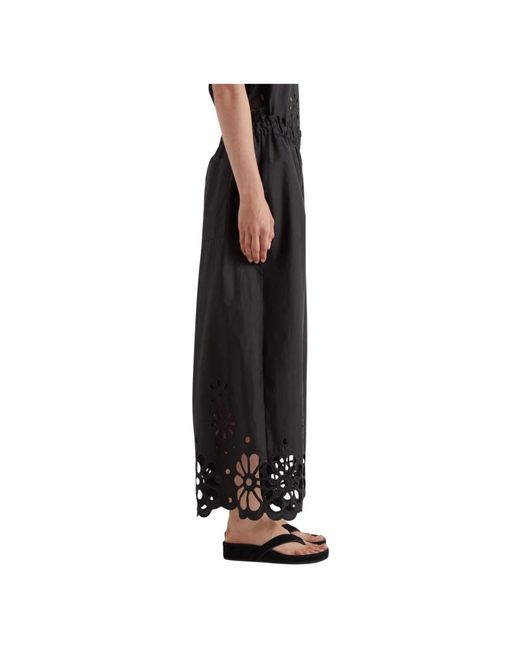 MEIMEIJ Black Wide Trousers