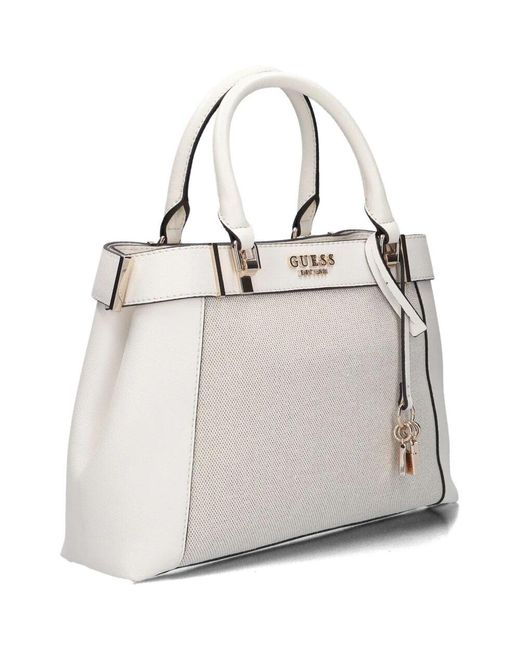 Guess Gray Elegante Anadela Satchel Schultertasche