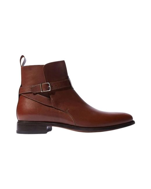 Scarosso Brown Ankle Boots for men