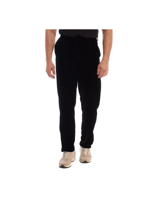 Emporio Armani Black Slim-Fit Trousers for men
