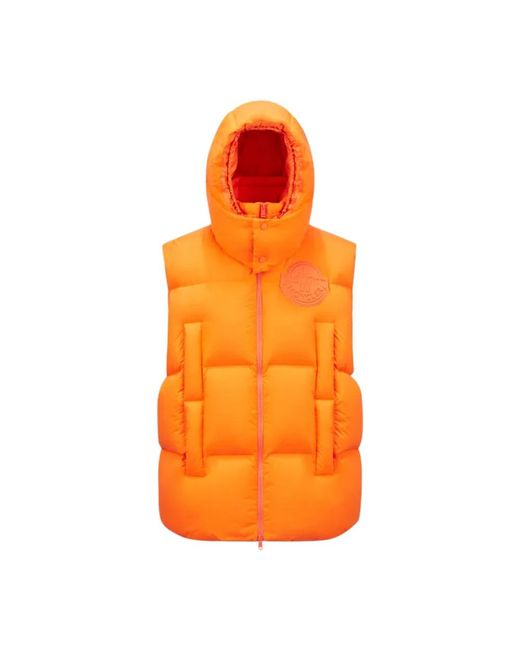 Moncler gilet orange online