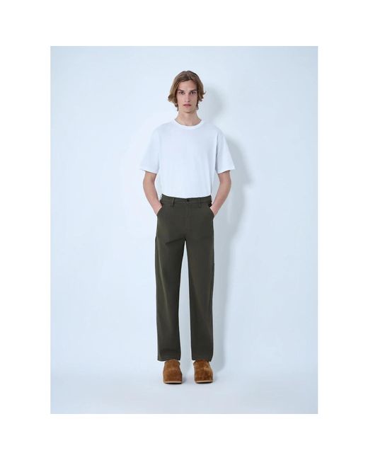 Dries Van Noten Gray Straight Trousers for men