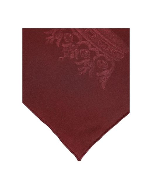 Dolce & Gabbana Red Silk Scarves for men
