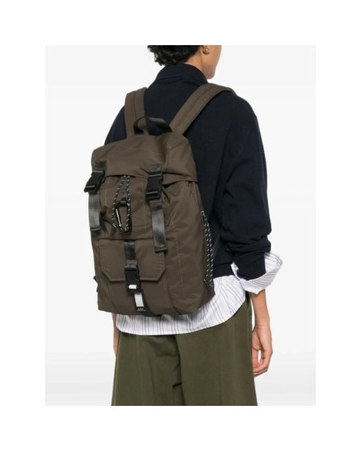 Backpacks A.P.C. de hombre de color Black