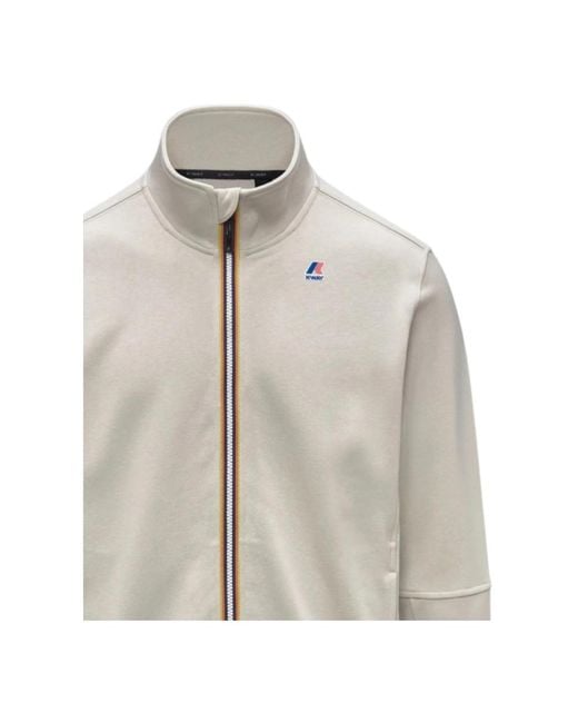 K-Way Gray Zip-Throughs for men