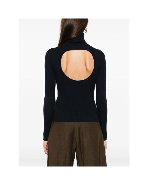 P.A.R.O.S.H. Blue Turtlenecks