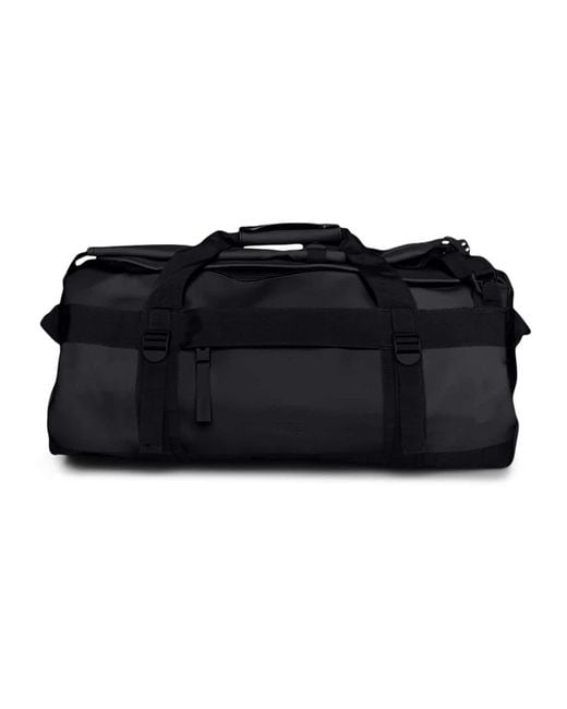 Rains Black Backpacks for men