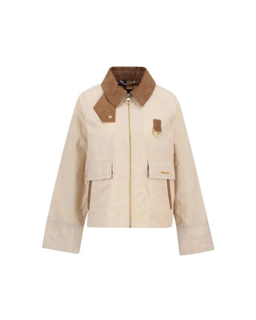 Barbour Icons Spey Showerproof Jacket in het Natural