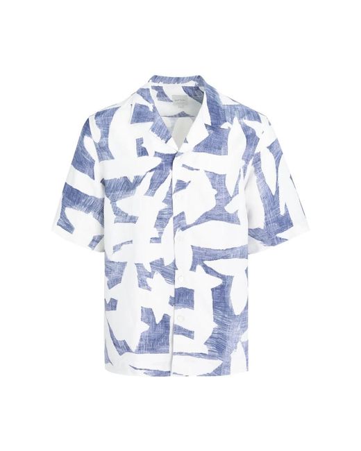 Paul Smith Blue Short Sleeve Shirts for men