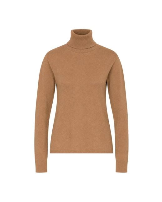 Max Mara Brown Turtlenecks