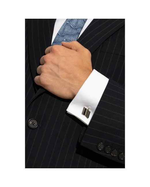 Cufflinks & Tie Clips Lanvin de hombre de color Metallic