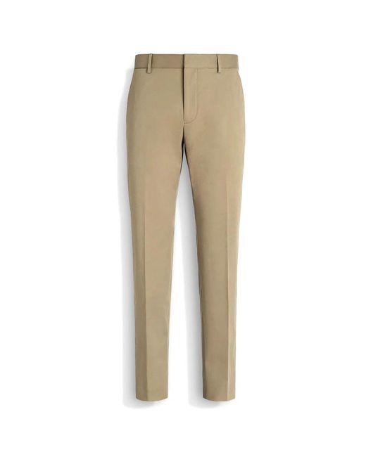 Zegna Natural Suit Trousers for men