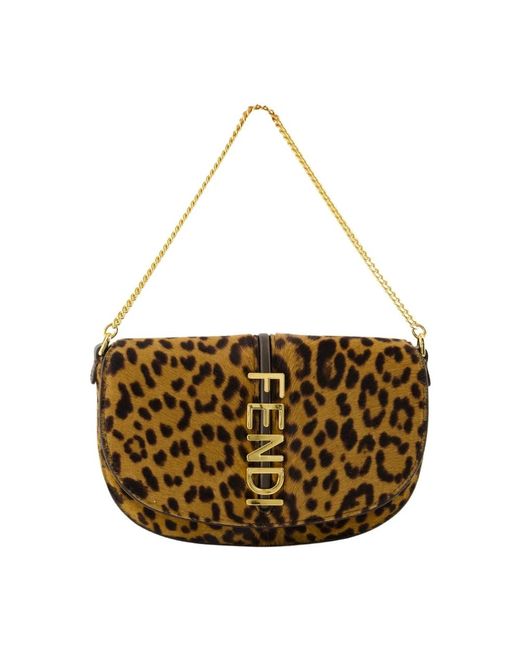 Fendi Metallic Shoulder Bags