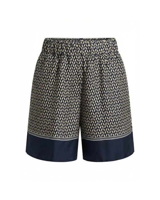 Peserico Gray Casual Shorts
