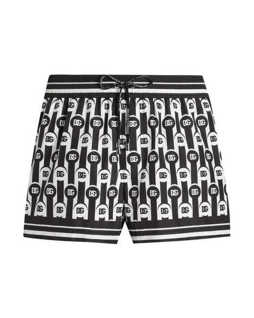 Dolce & Gabbana Black Beachwear for men