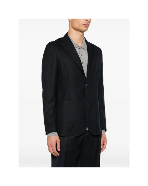 Blazers di Barba Napoli in Black da Uomo