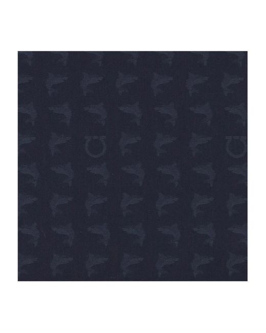 Ferragamo Blue Winter Scarves for men