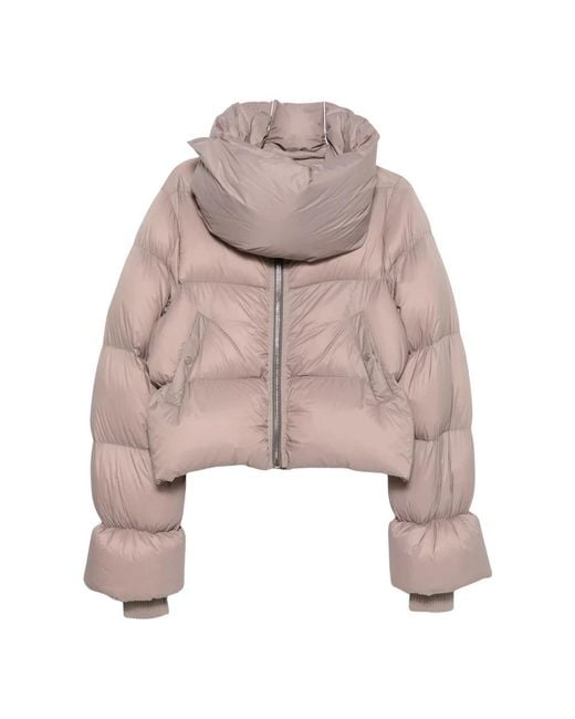 Rick Owens Gray Winter Jackets
