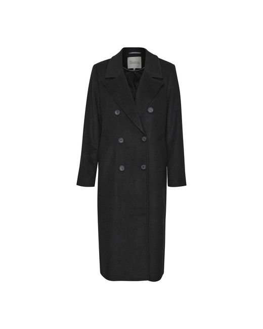My Essential Wardrobe Black Double-Breasted Coats