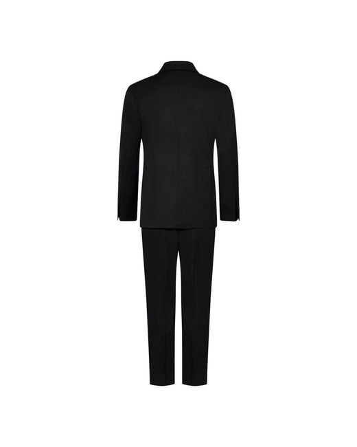 Franzese Collection Black Single Breasted Suits for men