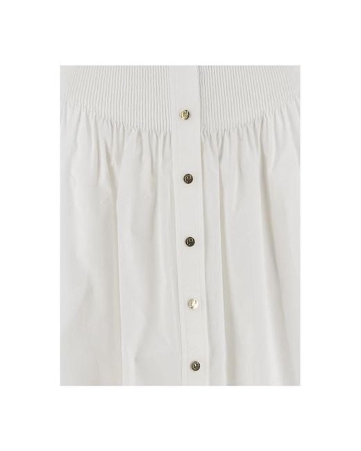 Tory Burch White Midi Skirts