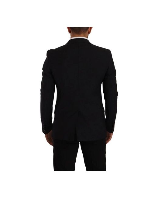 Formal Blazers Dolce & Gabbana de hombre de color Black