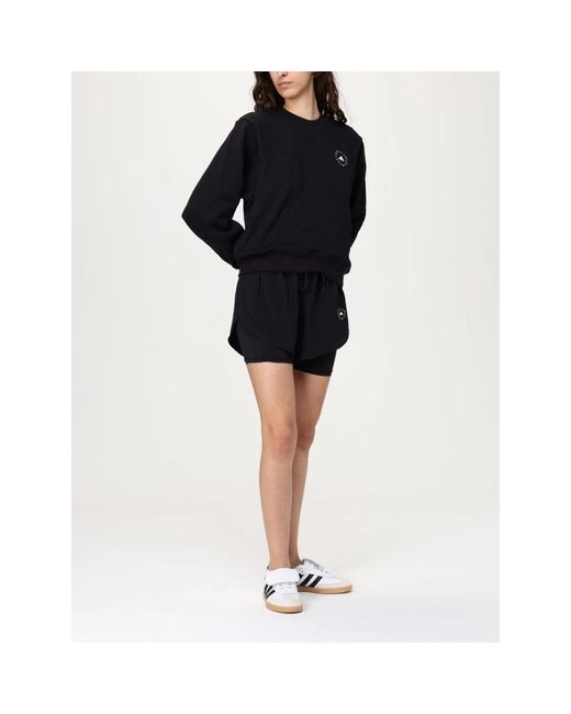 Adidas By Stella McCartney Zwarte Sweatshirt Met Relaxte Pasvorm in het Black