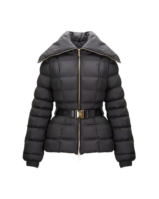 Elisabetta Franchi Black Winter Jackets