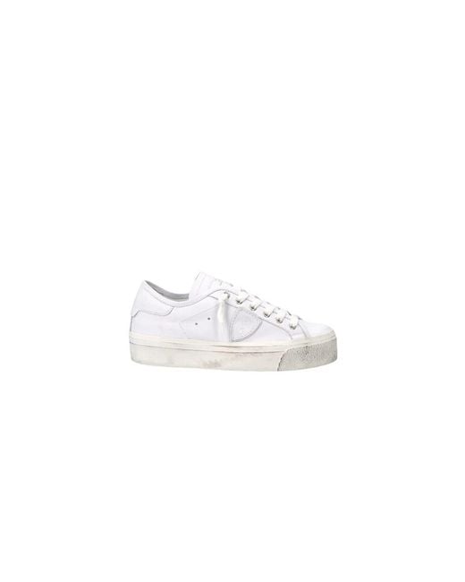 Philippe Model Sneakers in het White