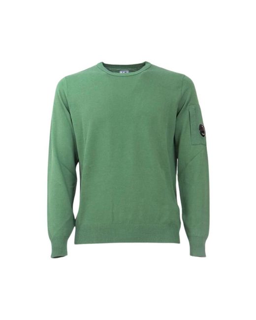 Cotton crepe knit di C P Company in Green da Uomo