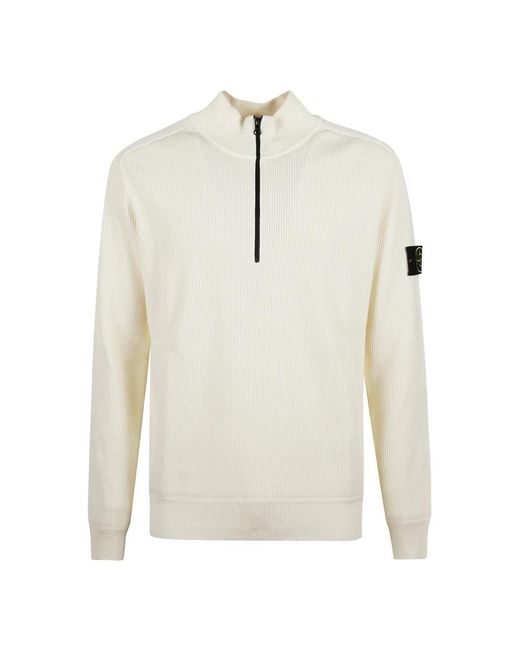 Stone Island White Turtlenecks for men