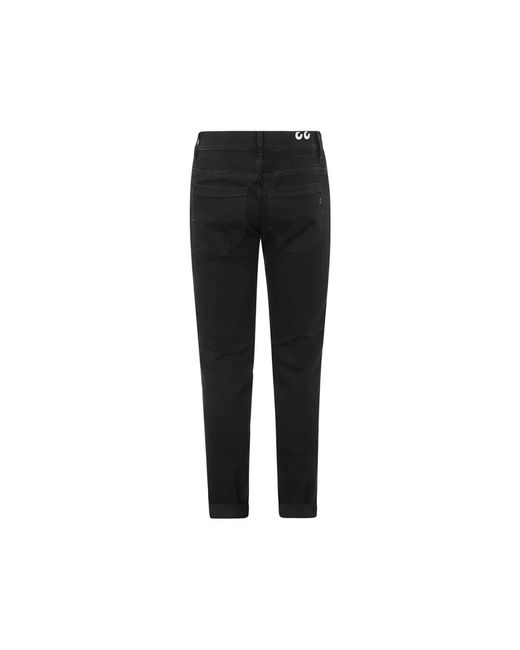 Dondup Black Slim Fit Jeans for men