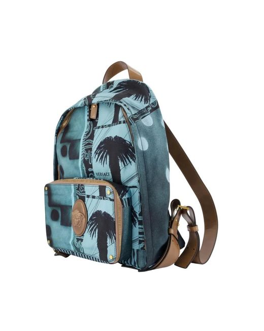 Backpacks di Versace in Blue