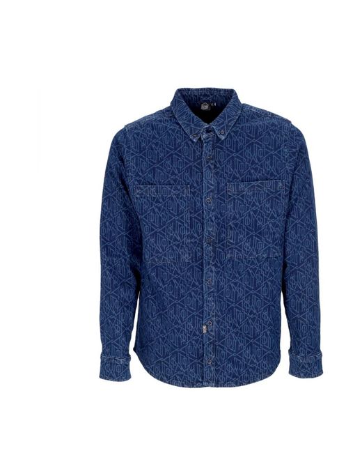 DOLLY NOIRE Blue Casual Shirts for men