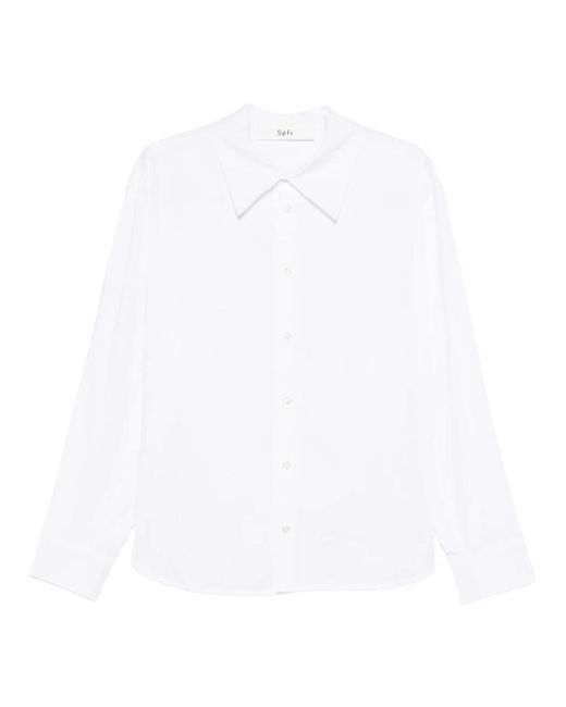 Séfr White Formal Shirts for men
