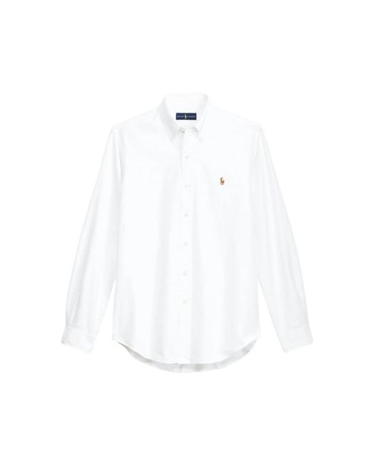 Polo Ralph Lauren White Formal Shirts for men