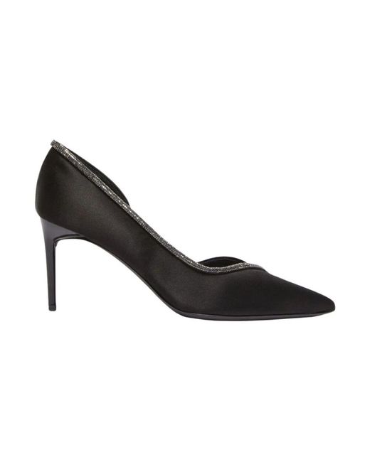 Max Mara Black Kristall pumps elegantes design