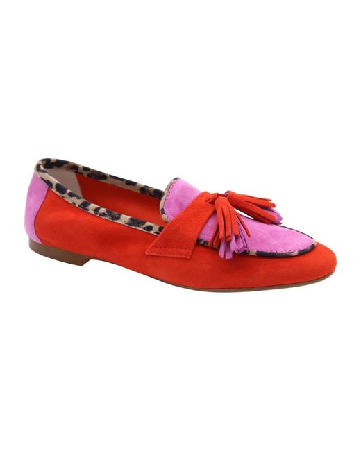 E mia Red Loafers