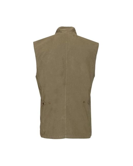 Barbour Green Vests for men