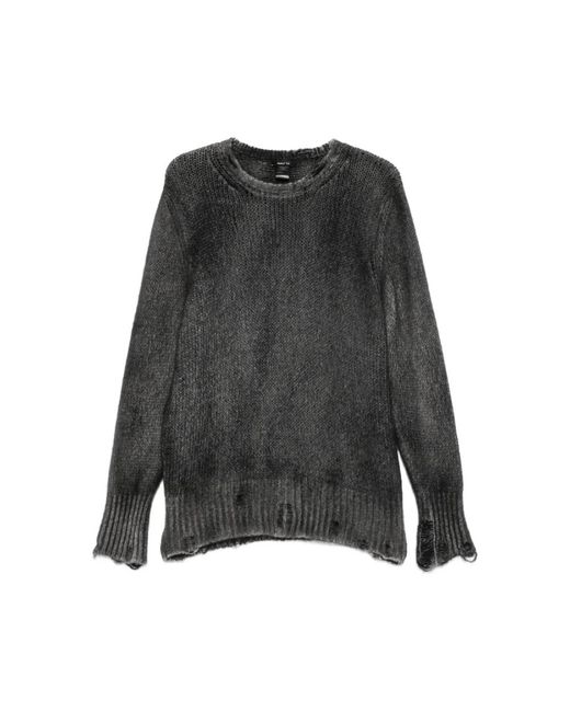 Avant Toi Gray Cashmere Knitwear for men