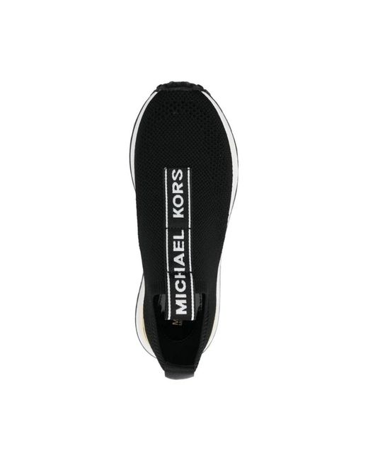 MICHAEL Michael Kors Black Bodie Slip-On-Sneakers