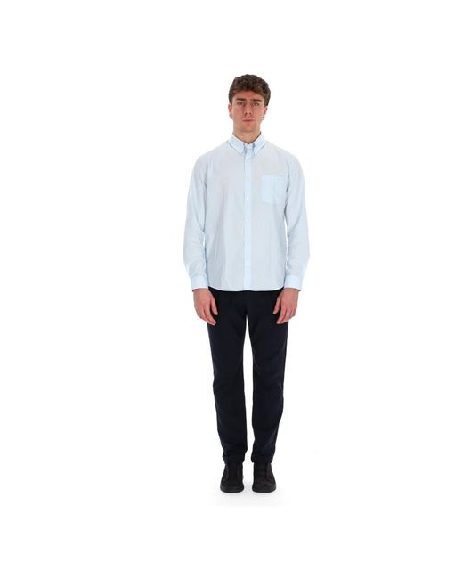 A.P.C. Blue Casual Shirts for men
