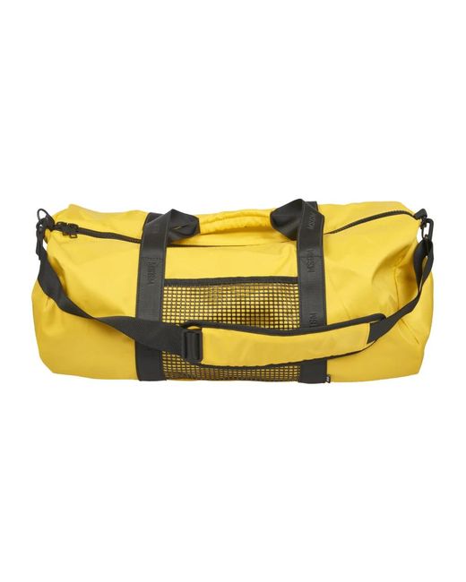 MSGM Yellow Weekend Bags for men
