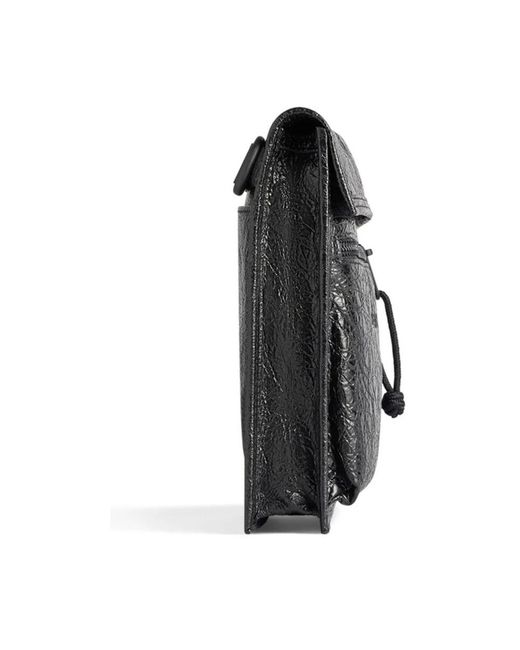 Balenciaga Black Cross Body Bags for men