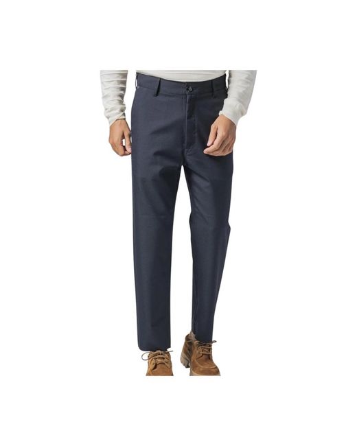 Covert Blue Suit Trousers for men