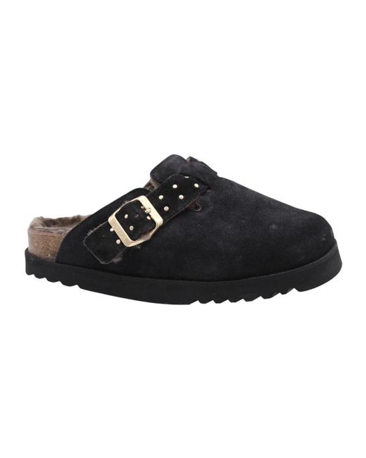 Mules Scholl en coloris Black